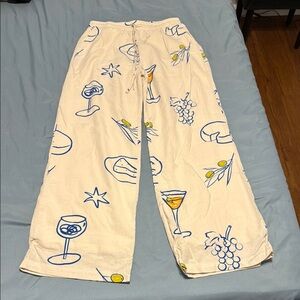 Ivory Linen Pants